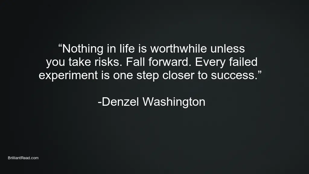 Best Inspiration Quotes by Denzel Washington 