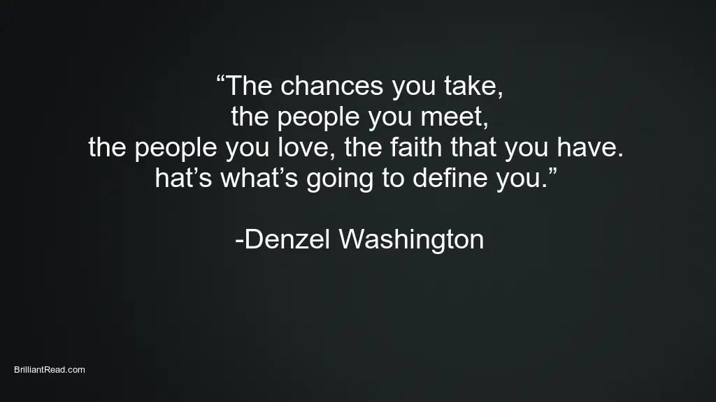 Quotes by Denzel Washington