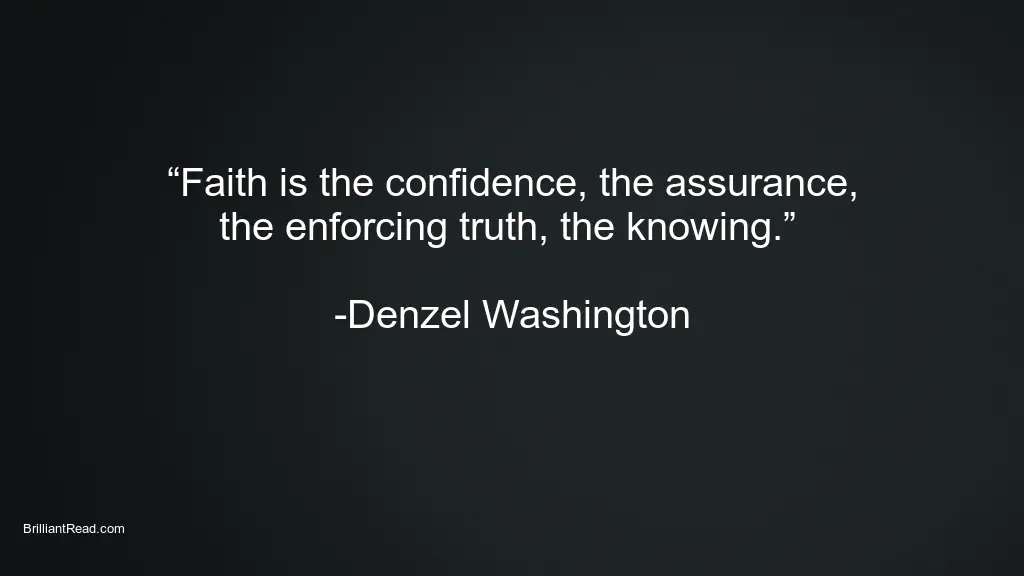 Best Hard working Quotes by Denzel Washington