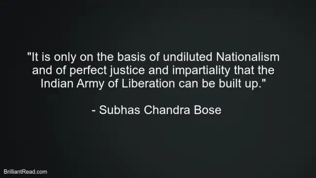 Subhas Chandra Bose Best Quotes