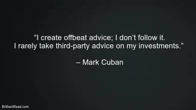 Mark Cuban Best Investing Quotes