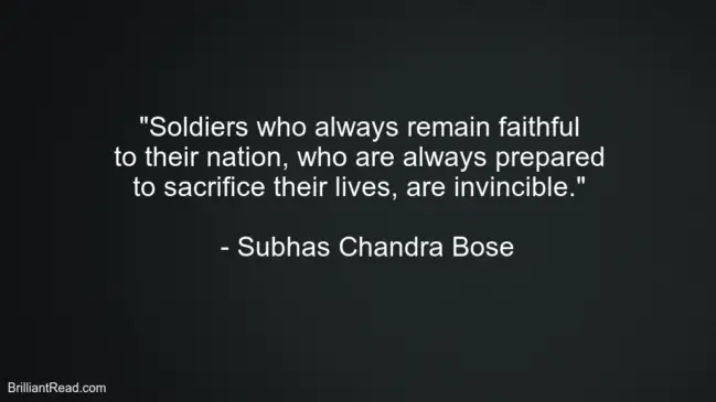 Subhas Chandra Bose top best quotes