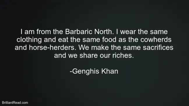 Top Best Genghis Quotes