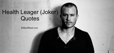 the joker heath ledger quotes