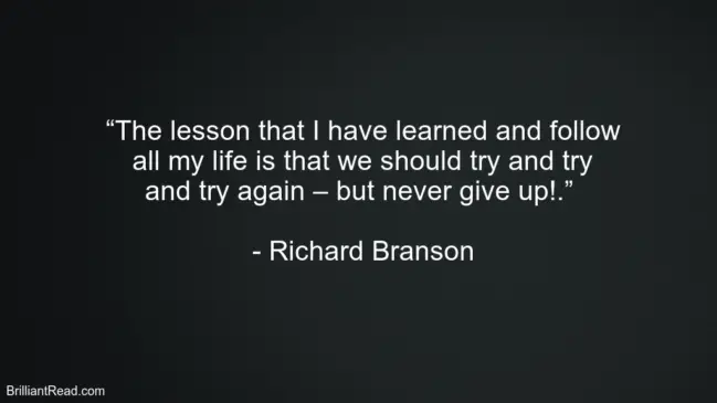 Richard Branson Life Advice