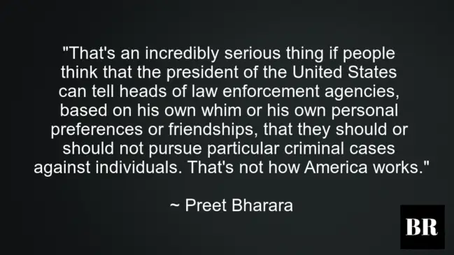 Preet Bharara Best Advice