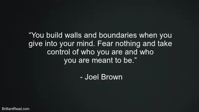 Joel Brown Life Best Thoughts