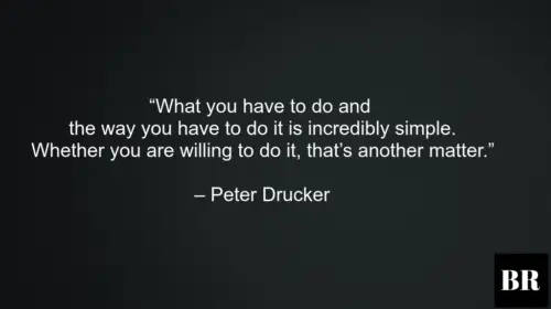 Top 100 Peter Drucker Quotes For Entrepreneurs | BrilliantRead Media