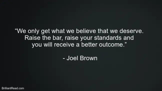 Joel Brown Inspirational Quotes