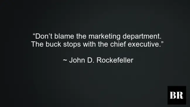 John D. Rockefeller Life Advice