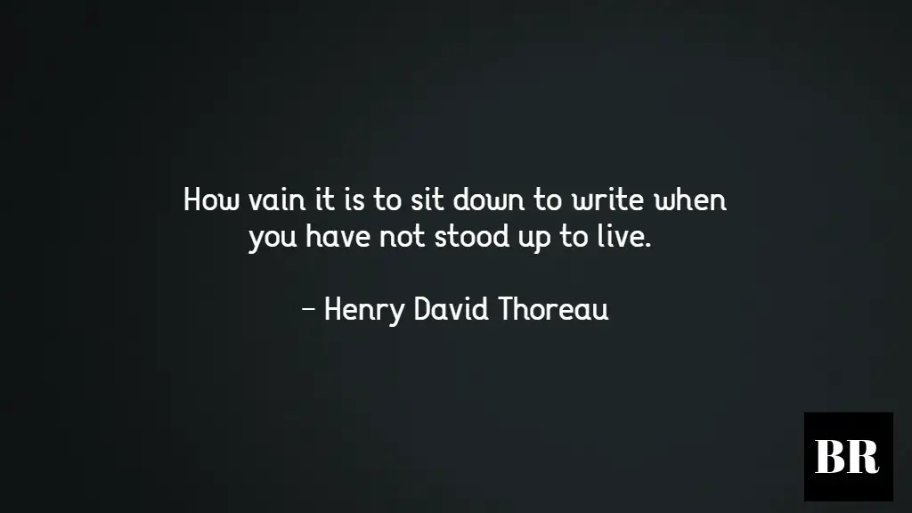 Henry David Thoreau Quotes