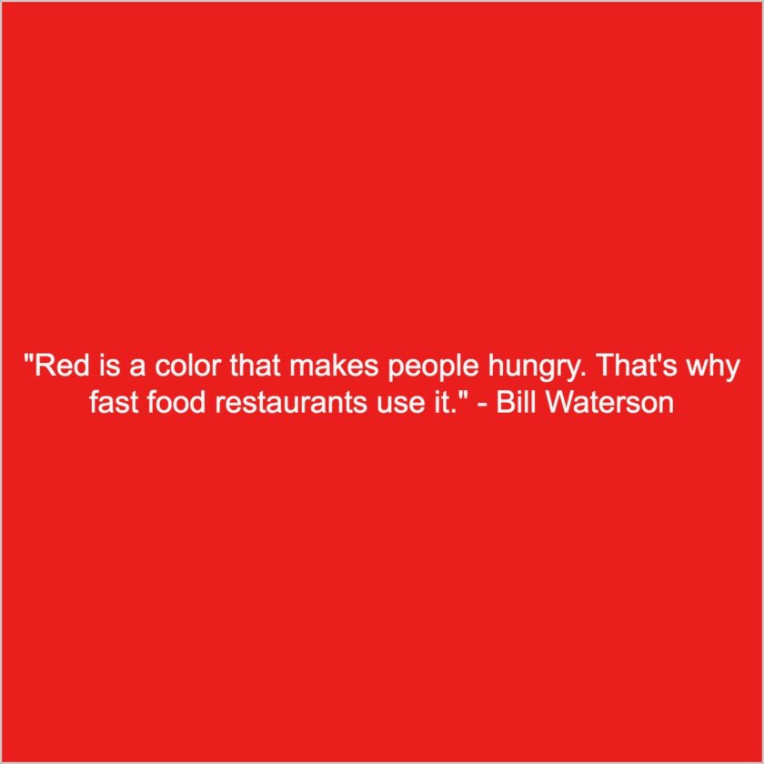 color red caption for Instagram,