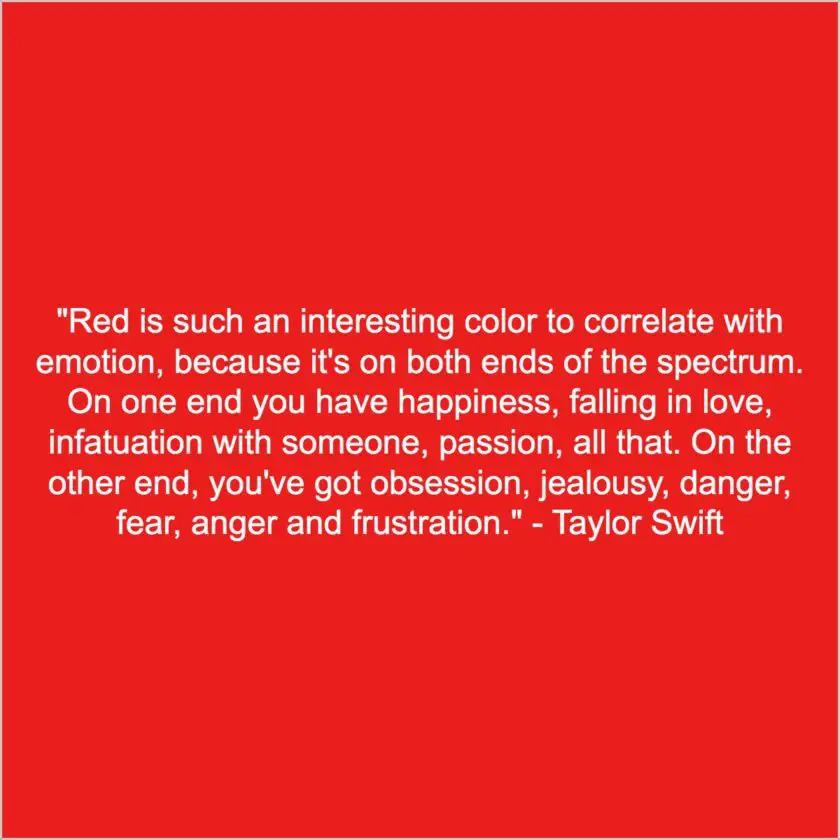 Red Love Quotes