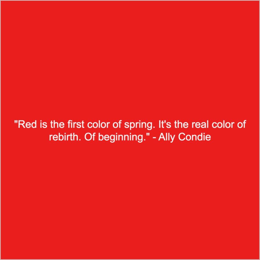 Red colour captions