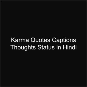 Quotes about karma for instagram WhatsApp status hindi