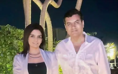 Priti Raikar Thakkar with her husband Mihir Thakkar